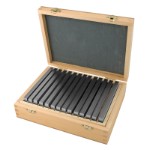 Steel parallel Gauges in set 5x150 mm (14 pairs)